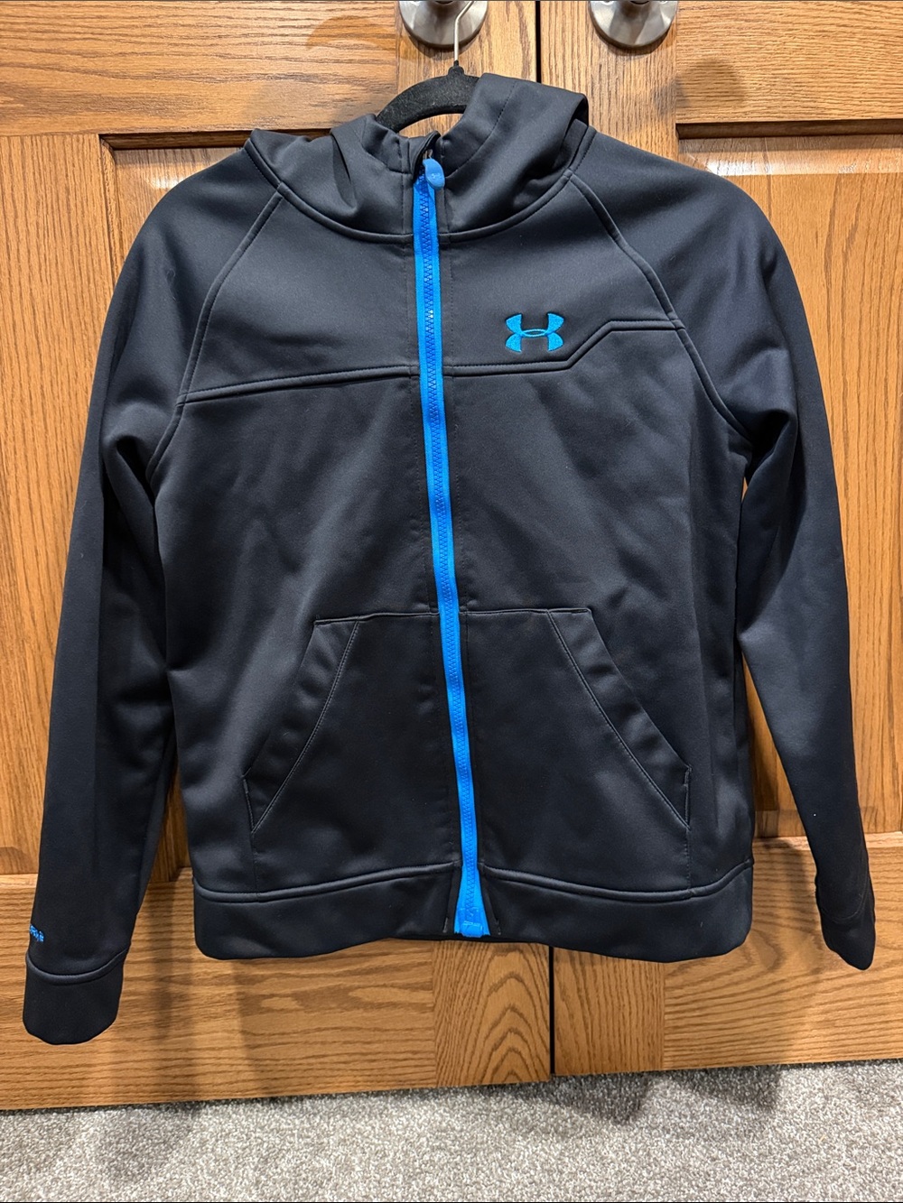 Under Armour Boy's Extreme ColdGear Infrared Storm 2 Hooded Jacket size XL